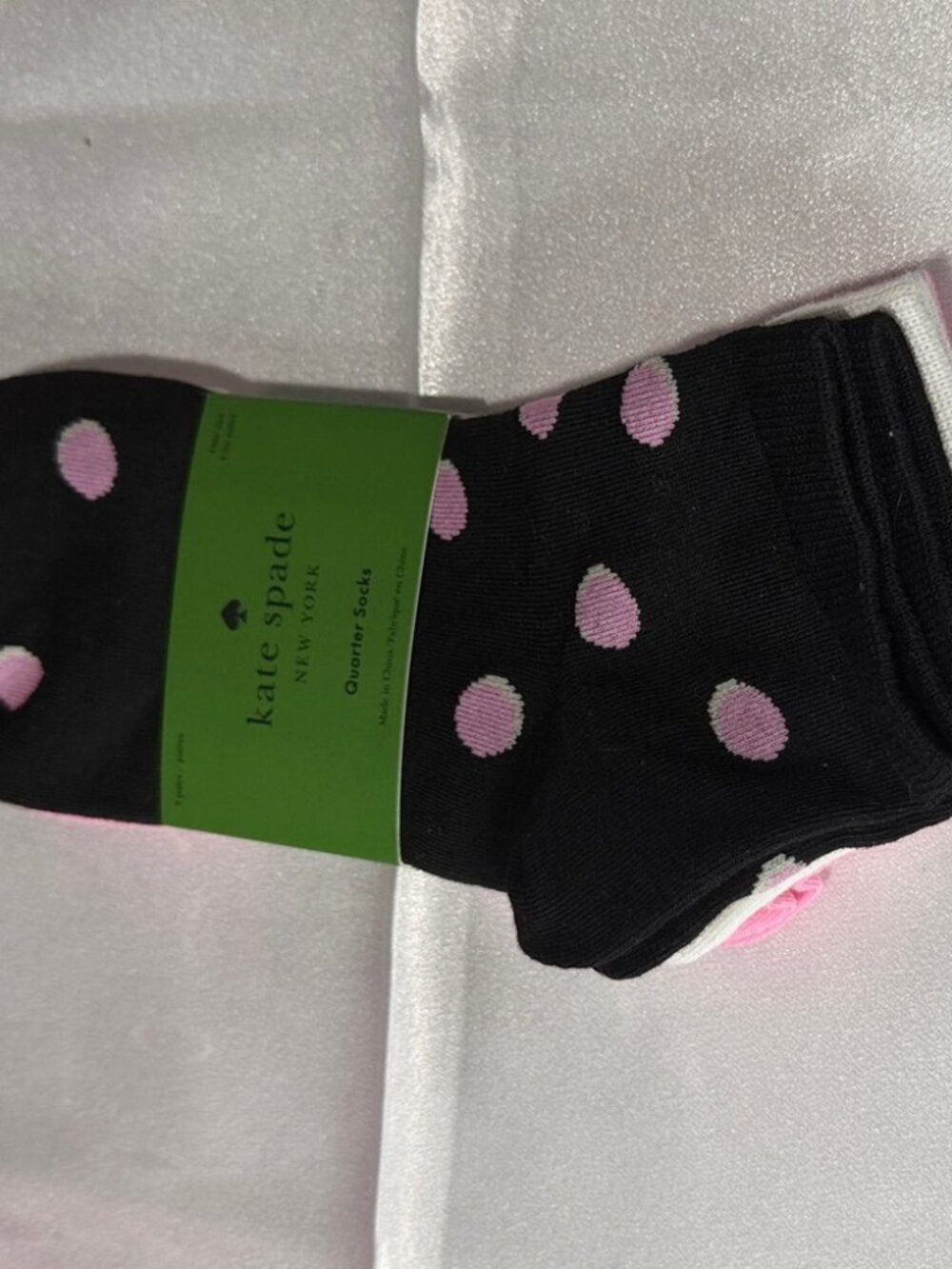 Kate Spade Socks 3pr NWT